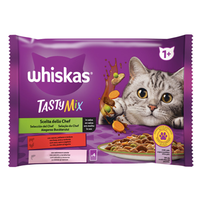 whiskas Chef's Choise Asortat 4 x 85 g - WALTI WALTI