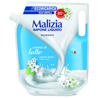 MALIZIA Rezerva Sapun Lichid Crema de Lapte 1 L - WALTI WALTI
