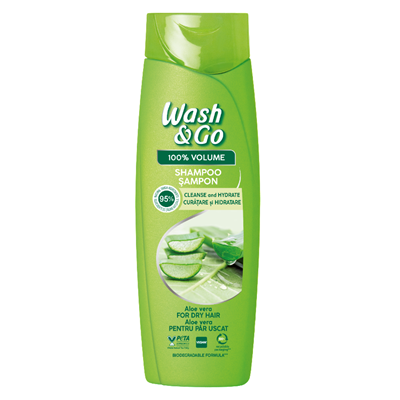 WASH & GO Sampon cu Extract de Aloe Vera 360 ml - WALTI WALTI