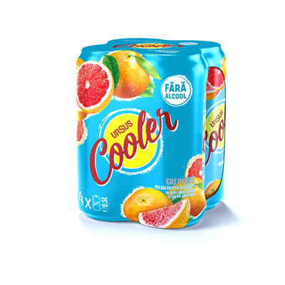 URSUS Cooler Grapefruit 0% SGR 4 x 0,5 L - WALTI WALTI