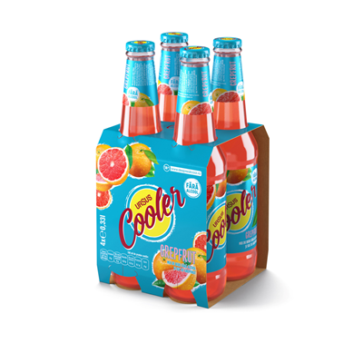 URSUS Cooler Grapefruit 0% SGR 4 x 0,33 L - WALTI WALTI