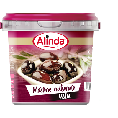 Alinda Masline Naturale Uslu in Saramura Calibrul 280 - 320 700 g - WALTI WALTI