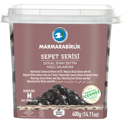 MARMARABIRLIK Masline Gemlik Calibrul 261 - 290 400 g - WALTI WALTI