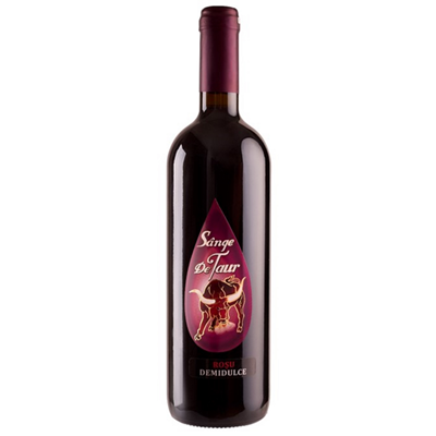 SANGE DE TAUR Vin Rosu Demidulce SGR 0,75 L - WALTI WALTI
