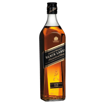 JOHNNIE WALKER BLACK LABEL Blended Scotch Whisky 40% SGR 0,7 L - WALTI WALTI