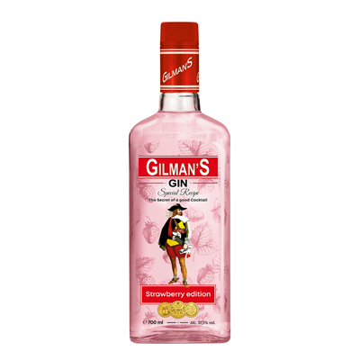 GILMAN'S Gin Strawberry SGR 0,7 L - WALTI WALTI