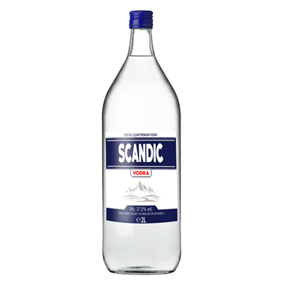 SCANDIC Vodka 37,5% SGR 2 L - WALTI WALTI