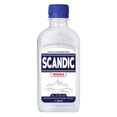 SCANDIC Vodka 37,5% SGR 0,2 L - WALTI WALTI