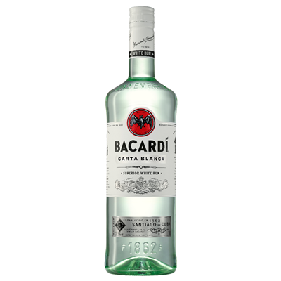 BACARDI CARTA BLANCA Rom 37,5% SGR 1 L - WALTI WALTI