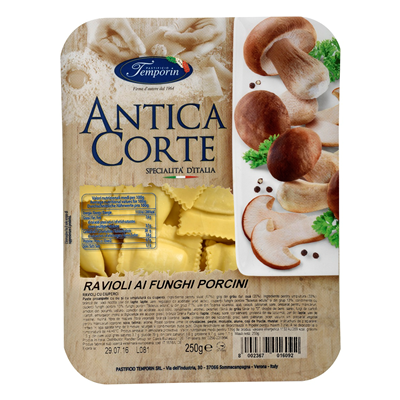 ANTICA CORTE Ravioli cu Ciuperci 250 g - WALTI WALTI