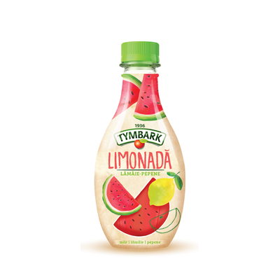 TYMBARK Lemonade Bautura Necarbogazoasa Pepene SGR  0,40 L - WALTI WALTI