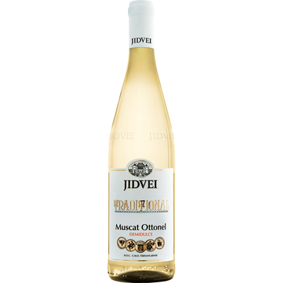 JIDVEI TRADITIONAL CRAITA Muscatel Ottonel Demidulce SGR 0,75 L - WALTI WALTI