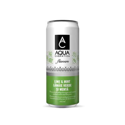 AQUA CARPATICA Apa Flavours Lamaie Verde si Menta Doza SGR 4 x 0,33 L - WALTI WALTI