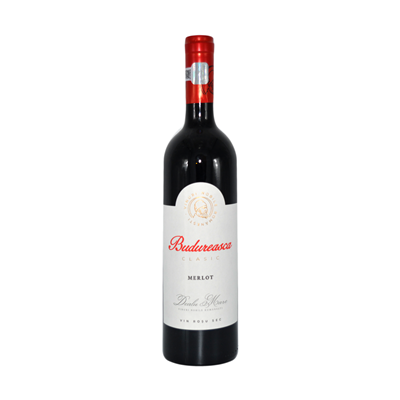 BUDUREASCA CLASIC Vin Clasic Merlot Sec SGR 0,75 L - WALTI WALTI