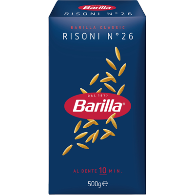 Barilla Risoni Paste Numarul 26 500 g - WALTI WALTI