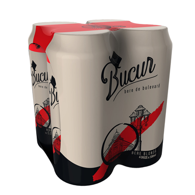 BUCUR Bere Blonda Doza SGR 1 x 0,5 L - WALTI WALTI