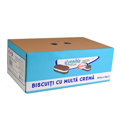 TECSA Krembis EXTRA Biscuiti Cacao cu Crema de Lapte 36 g - WALTI WALTI