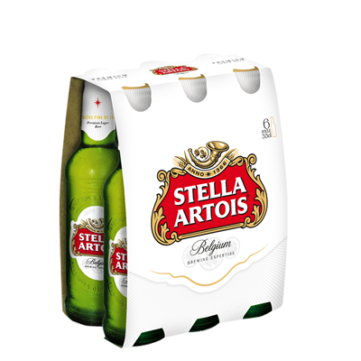 STELLA ARTOIS Bere Sticla SGR 6 x 0,33 L - WALTI WALTI