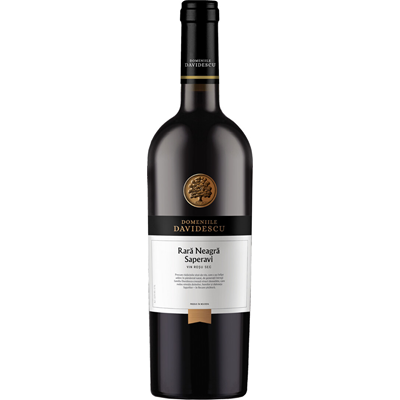 DOMENIILE DAVIDESCU Rara Neagra Saperavi Vin Rosu Sec SGR 0,75 L - WALTI WALTI