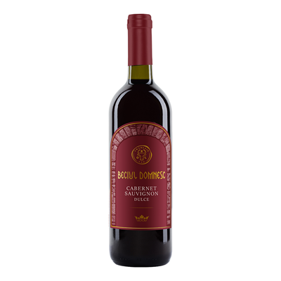 BECIUL DOMNESC Cabernet Sauvignon Vin Rosu Dulce SGR 0,75 L - WALTI WALTI