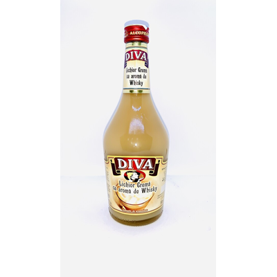 DIVA Lichior Crema cu Aroma de Whisky 17% SGR 0,5 L - WALTI WALTI