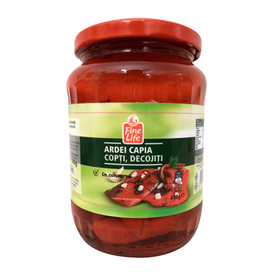 Fine Life Ardei Copti Decojiti 680 g - WALTI WALTI