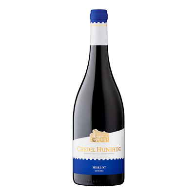 CRAMELE RECAS CASTEL HUNIADE Merlot Vin Rosu Demisec SGR 0,75 L - WALTI WALTI