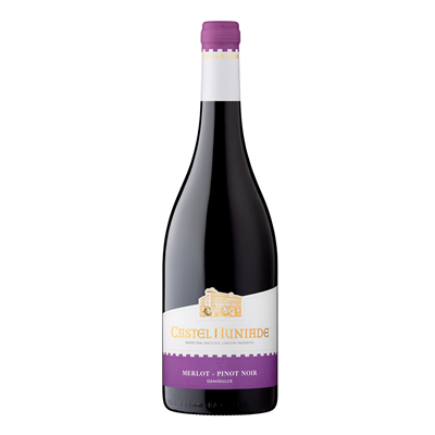 CRAMELE RECAS CASTEL HUNIADE Merlot/ Pinot Noir Vin Rosu Demidulce SGR 0,75 L - WALTI WALTI