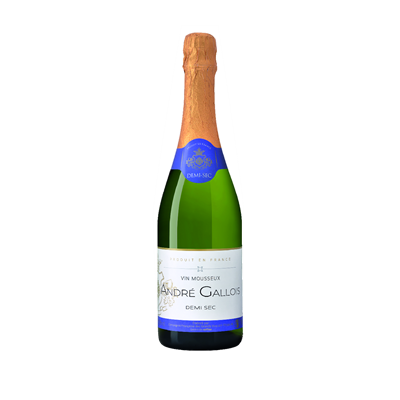 ANDRÉ GALLOIS Vin Spumant Alb Demisec SGR 0,75 L - WALTI WALTI