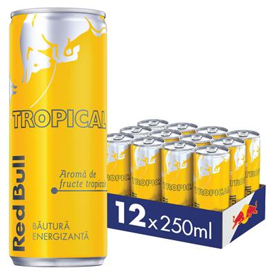 Red Bull Bautura Energizanta cu Aroma de Fructe Tropicale SGR - WALTI WALTI