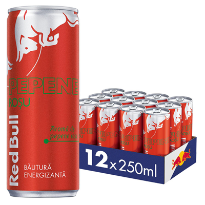 Red Bull Bautura Energizanta cu Aroma de Pepene Rosu SGR 250 ml - WALTI WALTI