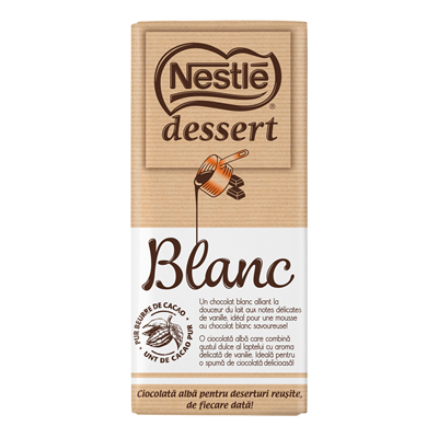 Nestle dessert Ciocolata Alba pentru Deserturi 170 g - WALTI WALTI