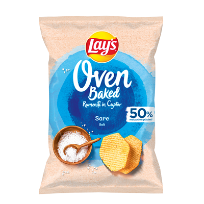 Lay's Oven Baked Chips Sare  50 g - WALTI WALTI