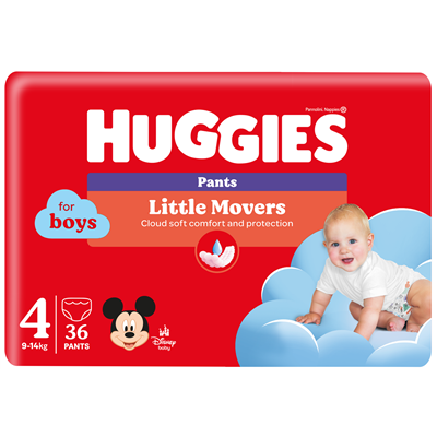 HUGGIES 36 Scutece Chilotel Marimea 4 Baieti 9-14 Kg - WALTI WALTI