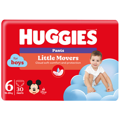 HUGGIES 30 Scutece Chilotel Marimea 6 Baieti 15-25 Kg - WALTI WALTI
