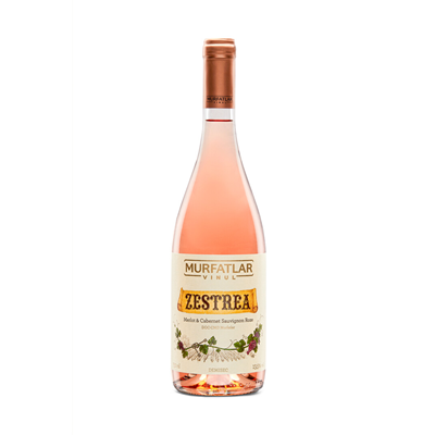 MURFATLAR VINUL ZESTREA Merlot & Cabernet Sauvignon Vin Rose Demisec SGR 0,75 L - WALTI WALTI