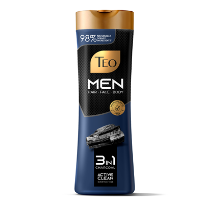 TEO Men Sampon 3in1 Carbune 350 ml - WALTI WALTI