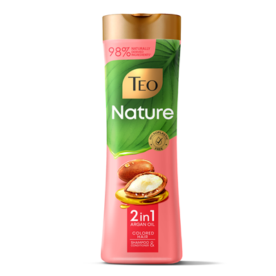 TEO Nature Sampon 2in1 Ulei de Argan 350 ml - WALTI WALTI