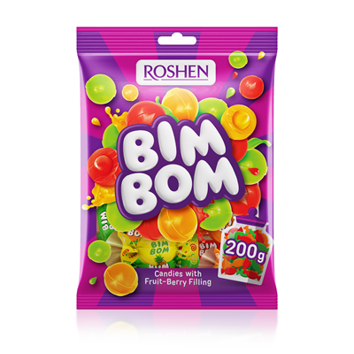 ROSHEN Bim Bom Dropsuri Fructe de Padure 200 g - WALTI WALTI