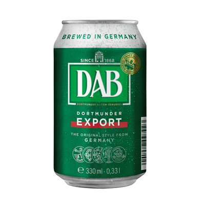 DAB Export Bere Doza SGR 0,33 L - WALTI WALTI