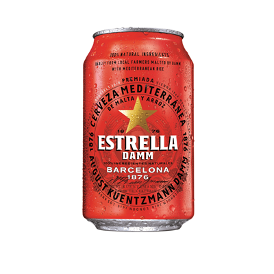 ESTRELLA Damm Bere Doza SGR 0,33 L - WALTI WALTI