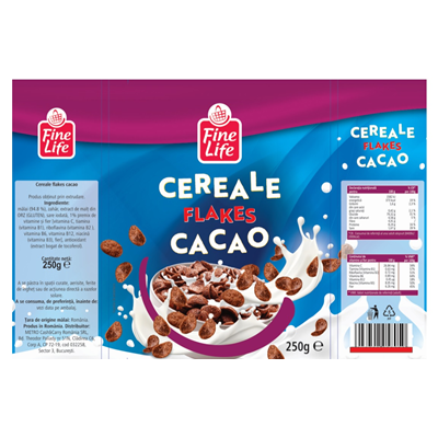 Fine Life Cereale Flakes Cacao 250 g WALTI