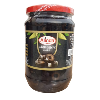 Alinda Masline Negre Rondele 335 g - WALTI WALTI