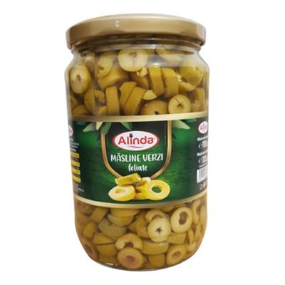Alinda Masline Verzi Feliate 335 g - WALTI WALTI