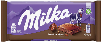 milka Ciocolata Lapte si Crema Alune 90 g - WALTI WALTI