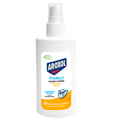 AROXOL Protect Solutie Lichida Impotriva Tantarilor 100 ml - WALTI WALTI