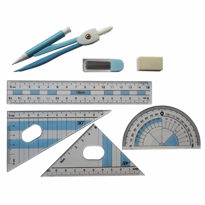 Trusa Geometrie Plastic Dubla WALTI