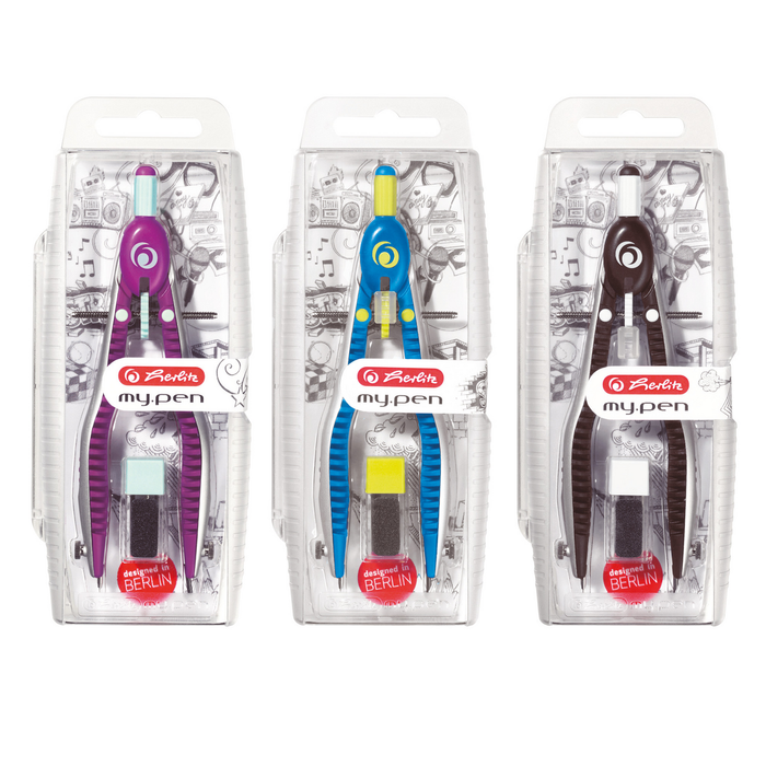 herlitz Compas My Pen Setare Rapida Diverse Culori WALTI