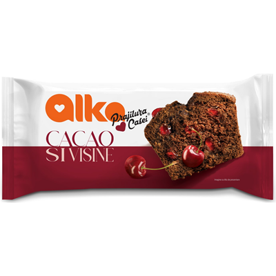 ALKA Prajitura Casei Cacao si Gem de Visine 350 g - WALTI WALTI