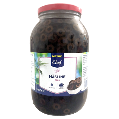 Masline Negre Feliate Calibru 230-260 1,55 Kg - WALTI WALTI
